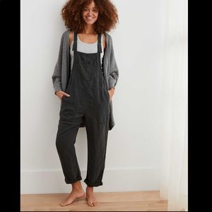 NWOT Aerie Twill Utility Overalls